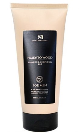 Pimento Wood for Men 2w1 szampon i żel pod prysznic 200 ml