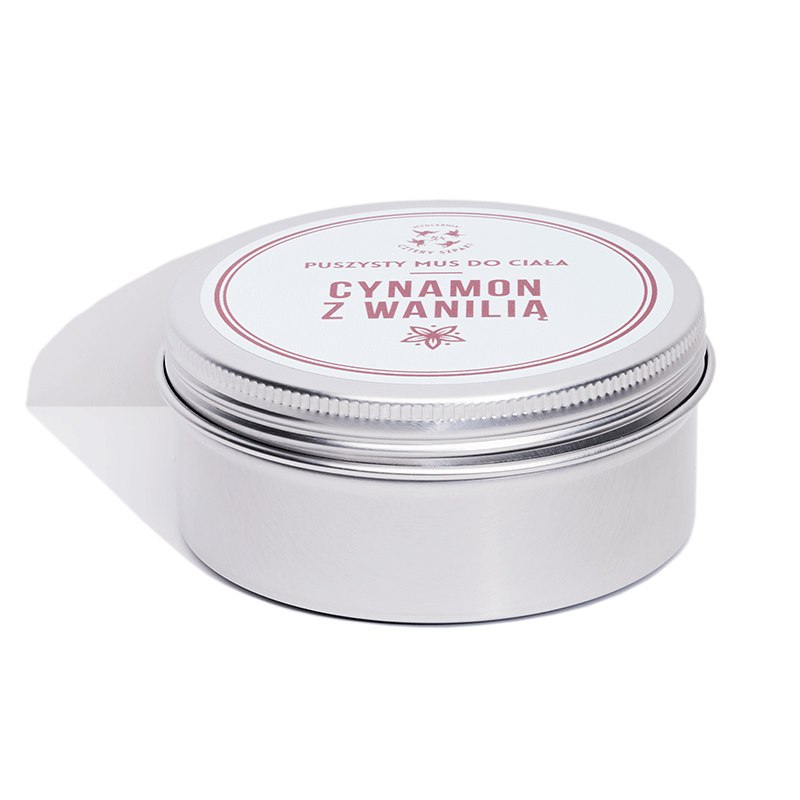 Mus do ciała Cynamon z wanilią 150 ml Mus do ciała Cynamon z wanilią 150 ml