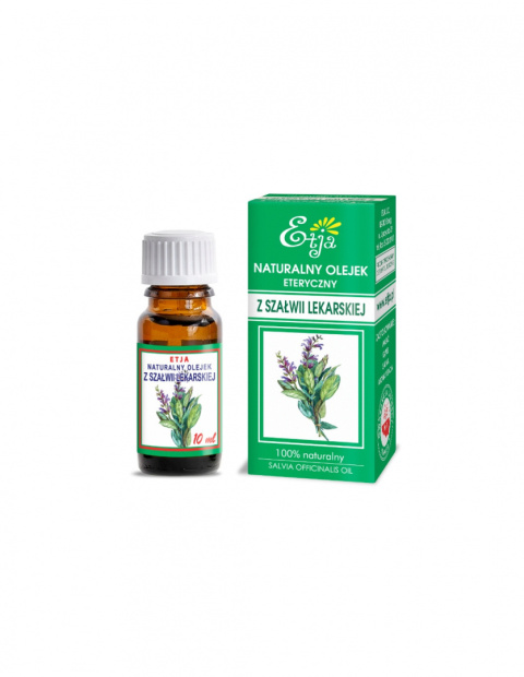 Naturalny olejek z Szałwii lekarskiej /Salvia Officinalis Oil/ 10 ml Naturalny olejek z Szałwii lekarskiej /Salvia Officinalis Oil/ 10 ml