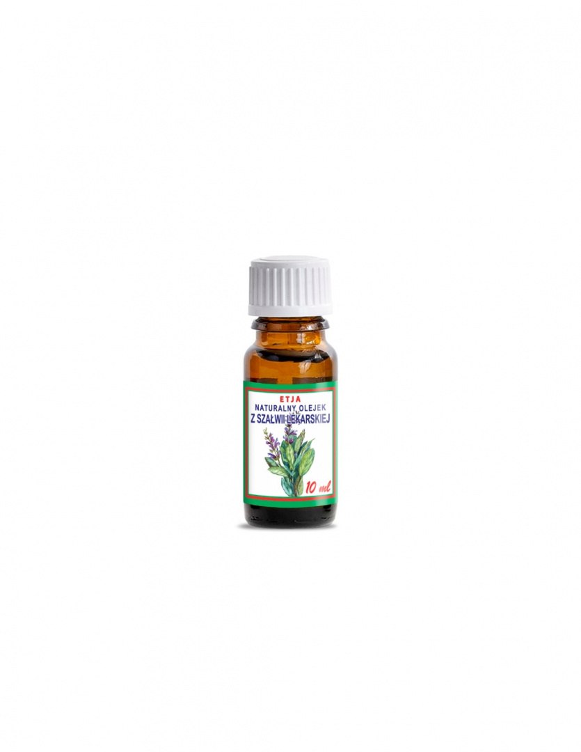 NATURALNY OLEJEK Z SZAŁWII LEKARSKIEJ /Salvia Officinalis Oil/ 10 ml NATURALNY OLEJEK Z SZAŁWII LEKARSKIEJ /Salvia Officinalis Oil/ 10 ml