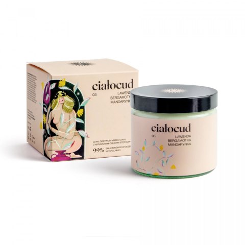 Naturalny, odżywczy mus do ciała Lawenda, bergamotka, mandarynka 160 g Naturalny, odżywczy mus do ciała Lawenda, bergamotka, mandarynka 160 g
