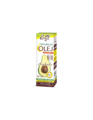 Etja - Naturlany olej awokado bio organic /Persea Gratissima Oil/Zwany olejem 7 witamin 50 ml