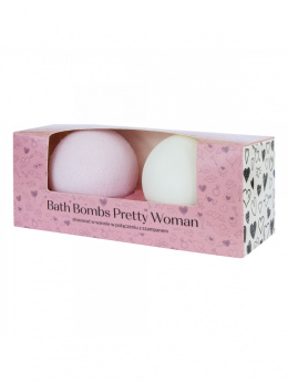 Zestaw kul kąpielowych Pretty Woman - Niezapominajka i Magnolia 2 x 120 g