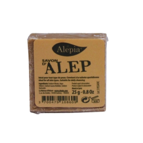 Mini mydło Aleppo z olejem laurowym 1% 25 g Mini mydło Aleppo z olejem laurowym 1% 25 g