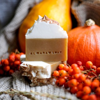 Almara Soap Mydło Pumpkin Spice Latte ok.100 g Edycja Limitowana