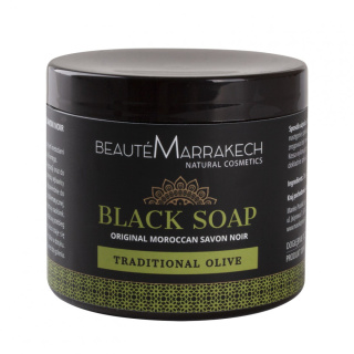 Beaute Marrakech - Naturalne czarne mydło oliwne Savon Noir 200 g