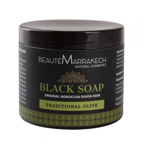 Naturalne czarne mydło oliwne Savon Noir 200 g