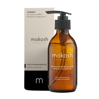 Mokosh -Szampon do włosów szorstkich, łamliwych i puszących się - Czereśnia z bursztynem 200 ml