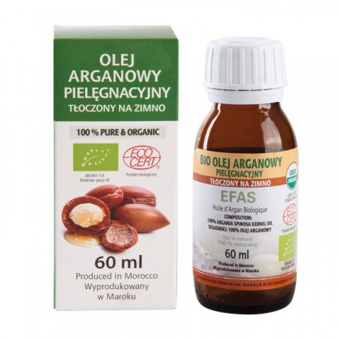 Olej arganowy bio z Ecocert 60 ml