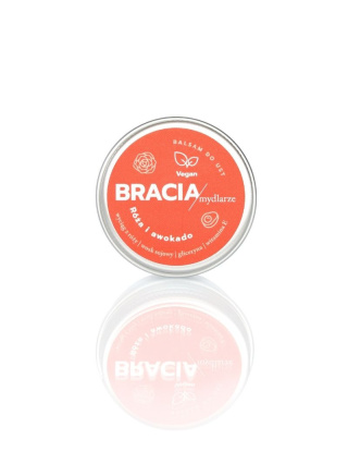 Balsam do ust Róża i awokado 15 ml – Bracia Mydlarze