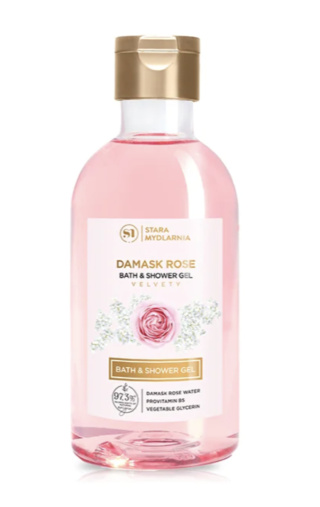 Damask Rose żel do kąpieli i pod prysznic 400 ml – Stara Mydlarnia