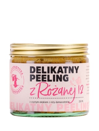 Delikatny Peeling z Różanej 12 250 ml – Manufaktura Bursztynnika