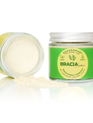 Dezodorant w kremie Zielona herbata z rozmarynem 60 ml – Bracia Mydlarze