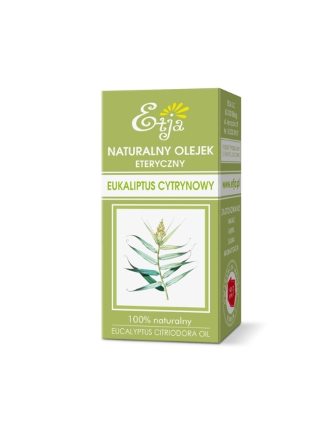 Naturalny olejek Eukaliptus Cytrynowy (Citriodora) / Eucalyptus Citriodora Oil/ 10 ml – Etja Naturalny olejek Eukaliptus Cytrynowy (Citriodora) / Eucalyptus Citriodora Oil/ 10 ml – Etja