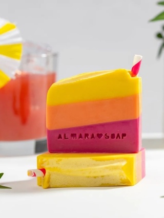 Lemonada, limitowane mydło o zapachu lemoniady 100 g – Almarasoap