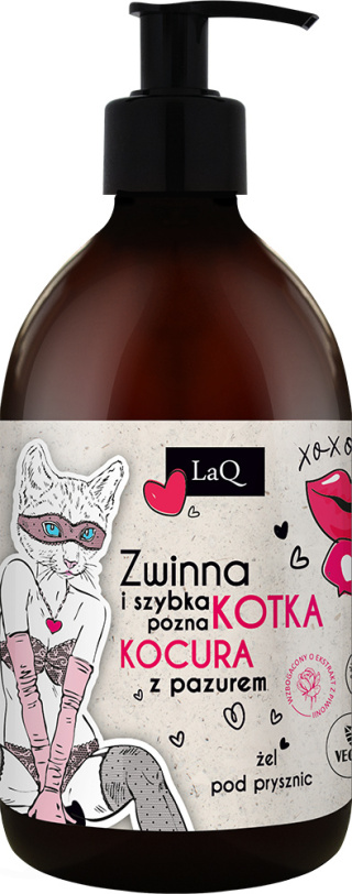 LaQ - Żel pod prysznic Piwonia Zwinna i szybka 500 ml