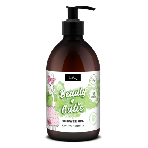 Żel pod prysznic Kiwi i winogrona Beauty&Cutie 500 ml