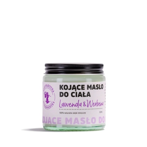 Kojące masło do ciała Lawenda & Werbena 120 ml – Manufaktura Bursztynnika Kojące masło do ciała Lawenda & Werbena 120 ml – Manufaktura Bursztynnika