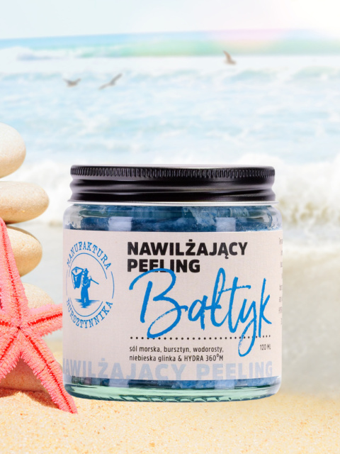 Nawilżający peeling Bałtyk 120 ml – peeling solny z bursztynem