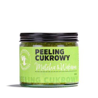 Manufaktura Bursztynnika - Peeling cukrowy Matcha & Wakame 250 ml