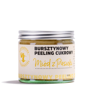 Manufaktura Bursztynnika - Peeling cukrowy Miód z pasieki 250 ml