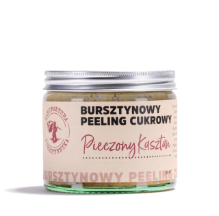 Manufaktura Bursztynnika - Peeling cukrowy Pieczony Kasztan 250 ml