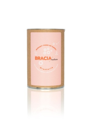 Musujący puder do kąpieli Oranżeria 300 g – Bracia Mydlarze