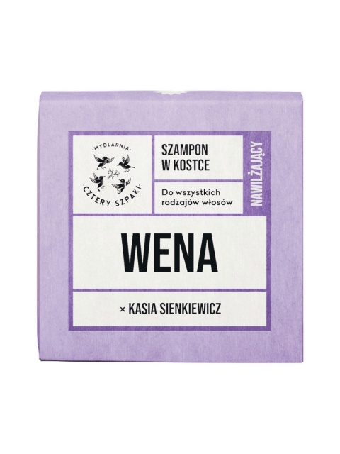 Nawilżający szampon w kostce WENA x Kasia Sienkiewicz, bez tła