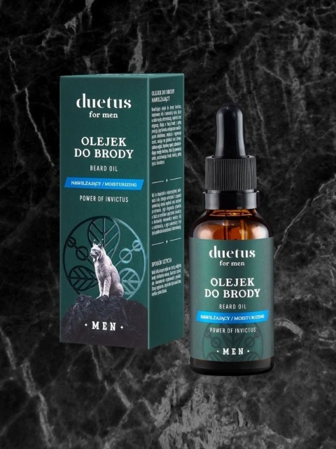 Olejek do brody nawilżający 30 ml – Duetus for Men, w tle skały Olejek do brody nawilżający 30 ml – Duetus for Men, w tle skały