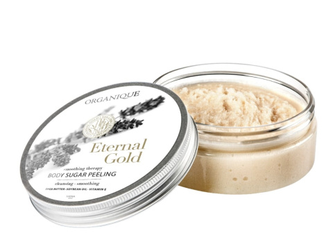 Wygładzający peeling cukrowy do ciałą Eternal Gold 200 g