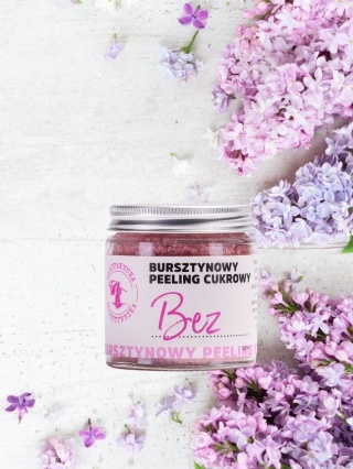 Peeling cukrowy Bez 120 ml – Manufaltura Bursztynnika