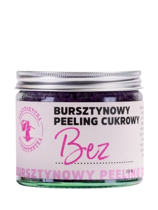 Peeling cukrowy Bez 250 ml – Manufaltura Bursztynnika