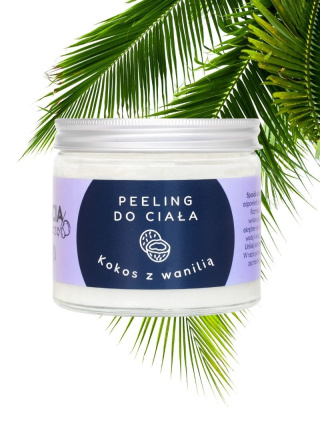 Peeling do ciała Kokos z wanilią 250 ml – Bracia Mydlarze