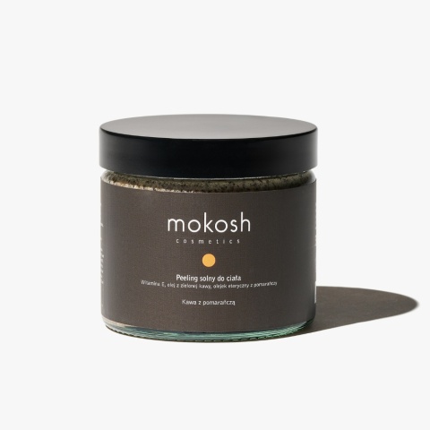 Peeling solny do ciała Kawa z pomarańczą 300 g – Mokosh Peeling solny do ciała Kawa z pomarańczą 300 g – Mokosh