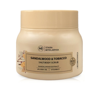 Peeling solny do ciała Sandalwood 280 g – Stara Mydlarnia