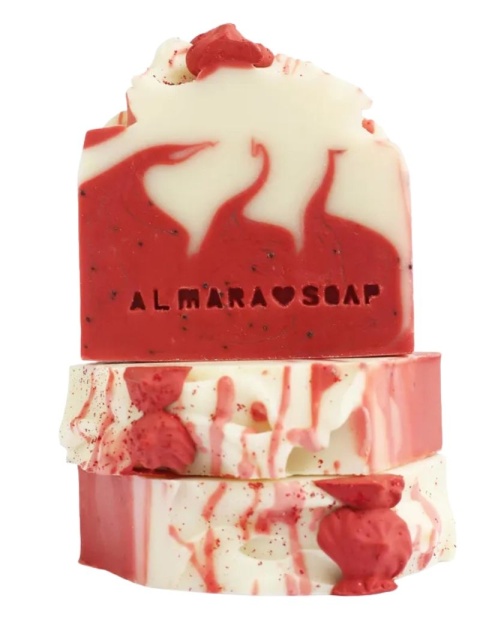Mydło Strawberry & Cream mydło o zapachu truskawek100 g – Almarasoap Mydło Strawberry & Cream mydło o zapachu truskawek100 g – Almarasoap