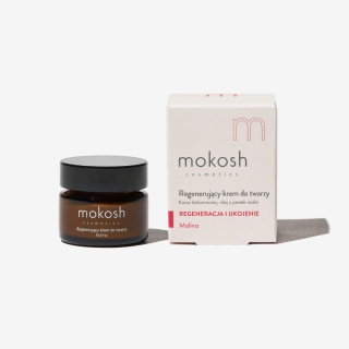 Regenerujący krem do twarzy anti-pollution Malina MINI 15 ml – Mokosh