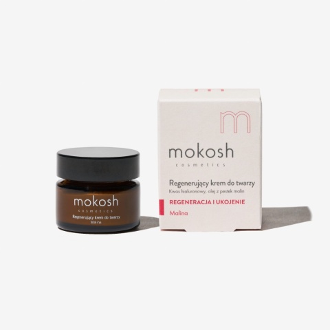 Regenerujący krem do twarzy anti-pollution Malina MINI 15 ml – Mokosh Regenerujący krem do twarzy anti-pollution Malina MINI 15 ml – Mokosh