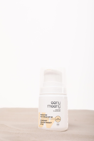 eeny meeny - Ochronny krem do twarzy UVA UVB SPF 50 z pigmentem 50 ml