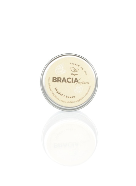 Delikatne masełko do ust Migdał i kakao  15 ml – Bracia Mydlarze, produkt