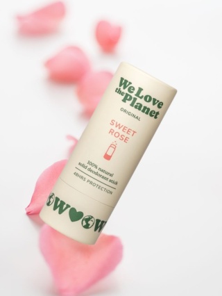 Dezodorant w sztyfcie Sweet Rose (Sweet Serenity), certyfikowany, bez aluminium 40 g – We Love The Plane