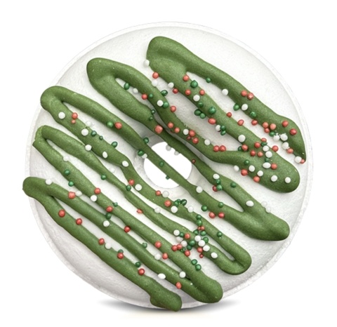 Donut do kąpieli zielony Jolly Apple - szarlotka 60 g – Stara Mydlarnia, produkt