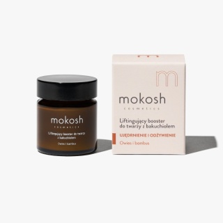 Liftingujący booster do twarzy z bakuchiolem owies i bambus 30 ml – mokosh