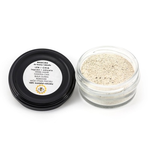 Maseczka do twarzy Len i chia – Miodpwa Mydlarnia, produkt