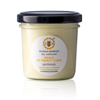 Masło do twarzy i ciała Gentleman 65 g – Miodowa Mydlarnia