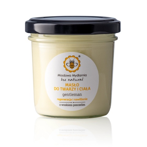 Masło do twarzy i ciała Gentleman 65 g – Miodowa Mydlarnia, produkt