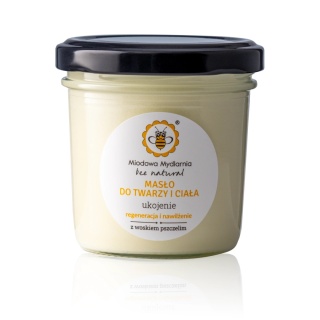 Masło do twarzy i ciała Ukojenie 65 g – Miodowa Mydlarnia