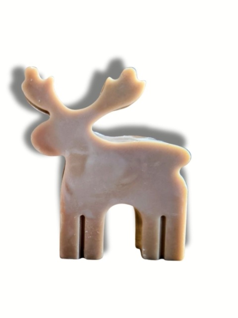 Mydło glicerynowe Renifer Reindeer soap 70 g - Idunn Naturals, na białym tle