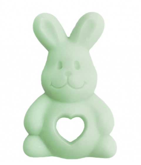 Mydło glicerynowe Zajączek z sercem zielony 30 g – Stara Myd;arnia, produkt
