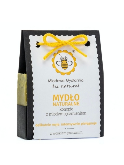 Mydło naturalne Konopie z młodym jęczmieniem  95 g, kartonik